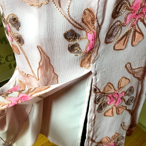 Tessuto pretty pink flower dress Silk - Picture 5 of 6